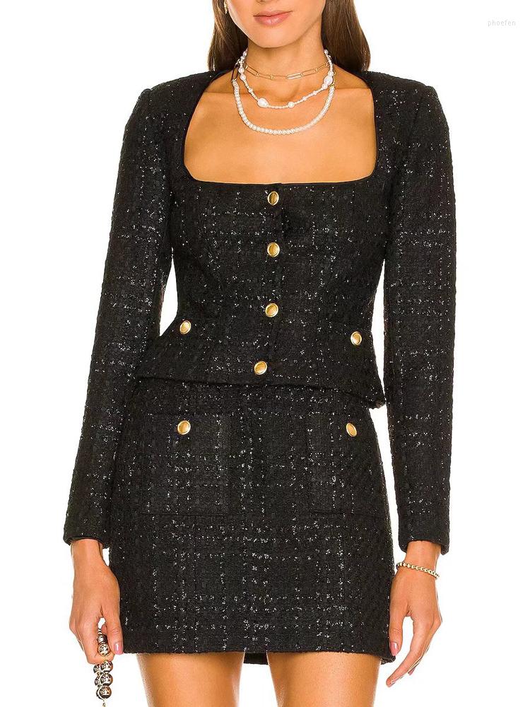 Women' Suits A.D.EAST-Ms Smart Little Sweet Wind Sequins Single-breasted Suit Jacket Long Sleeve Short Party Led Leisure Coat-L48W861873, Black
Women' Suits A.D.EAST-Ms Smart Little Sweet Wind Sequins Single-breasted Suit Jacket Long Sleeve Short Party Led Leisure Coat-L48W861873, Black