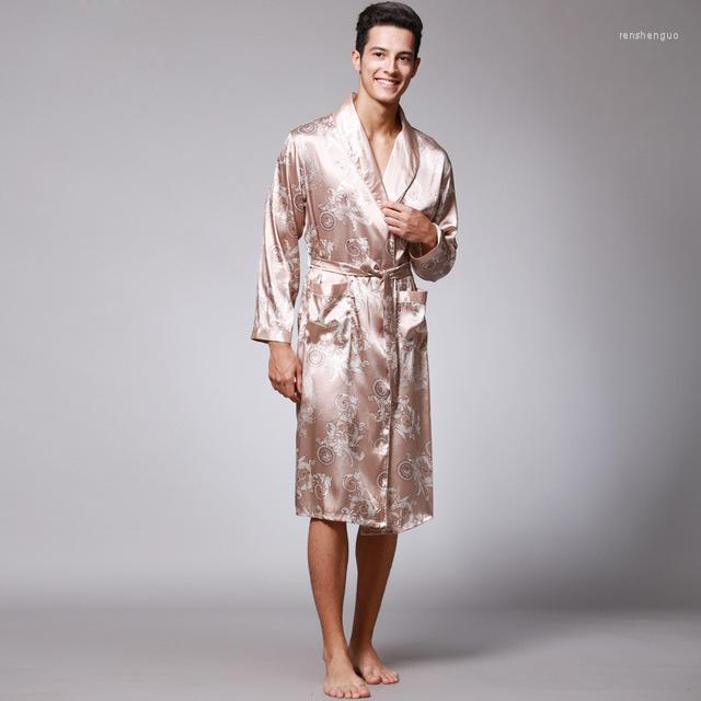 Men's Sleepwear Men's Spring Robe Bathrobe Yukata Male Rayon Kimono Bath Gown Nightgown Sleepshirts Pijama Mujer -XXL, B-2
Men's Sleepwear Men's Spring Robe Bathrobe Yukata Male Rayon Kimono Bath Gown Nightgown Sleepshirts Pijama Mujer -XXL, B-2