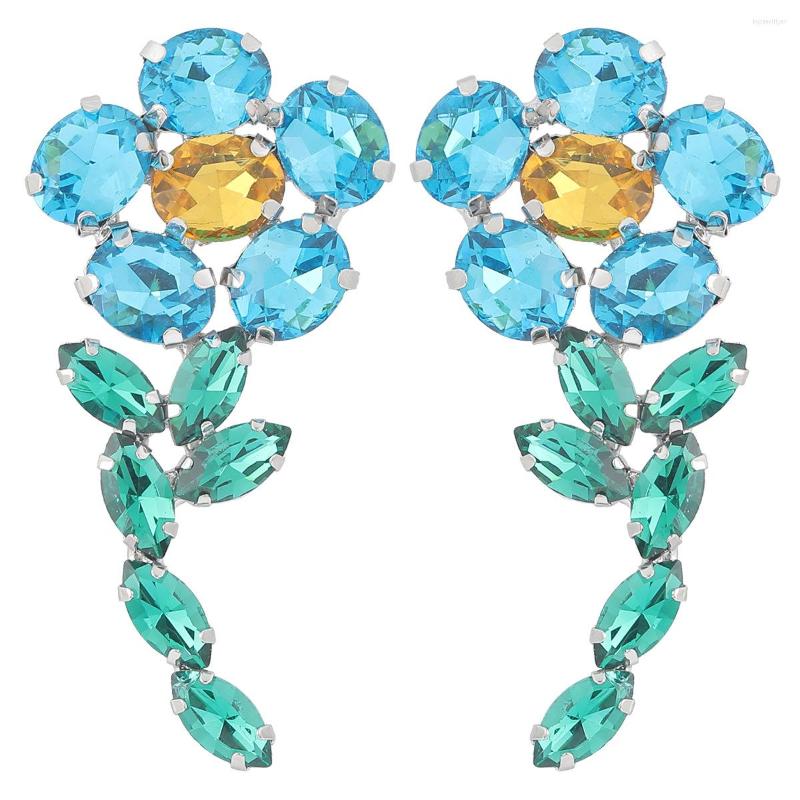 Stud Earrings Colorful Crystal Flower Jewelry Pendientes Accessories Statement Brincos Bijoux For Women Girls Gift
Stud Earrings Colorful Crystal Flower Jewelry Pendientes Accessories Statement Brincos Bijoux For Women Girls Gift