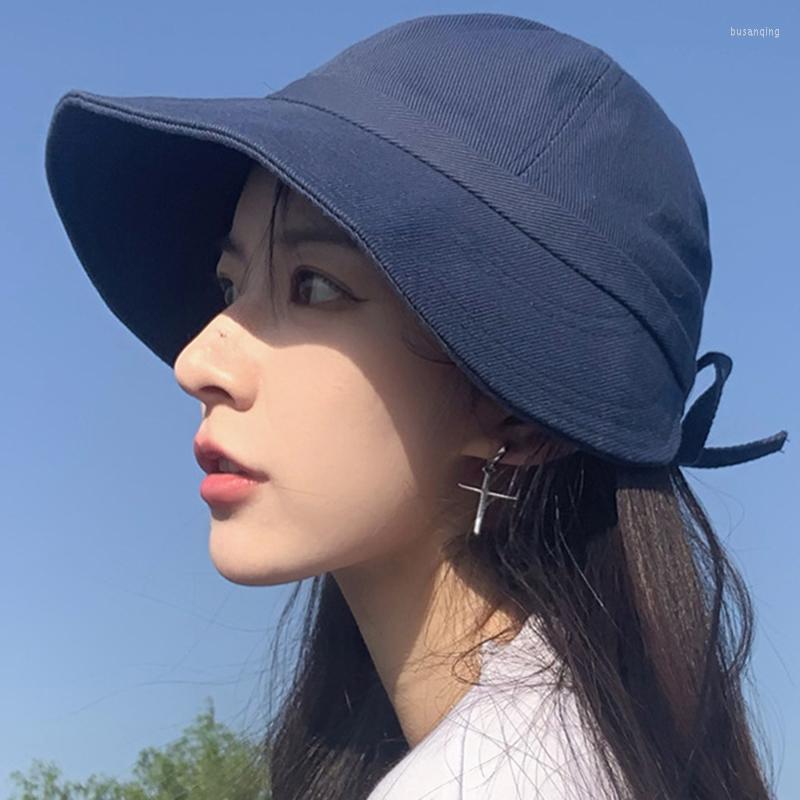Wide Brim Hats Fashion Spring Summer Women Girls Fishing Caps Visor Bow Back Sun Beach Buckets Fisherman Solid Color Lady Sports, Blue
Wide Brim Hats Fashion Spring Summer Women Girls Fishing Caps Visor Bow Back Sun Beach Buckets Fisherman Solid Color Lady Sports, Blue