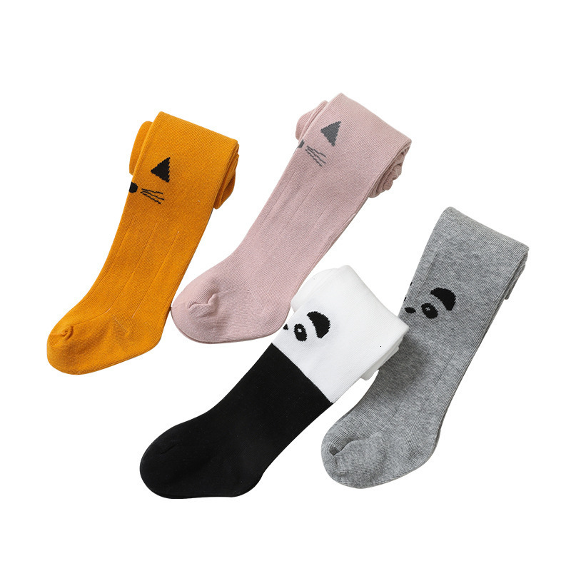 Leggings Tights Children s Pantyhose Spring Summer Baby Cotton for Kids Cartoon Cute Girls Stocking Toddler Accesorios 221203