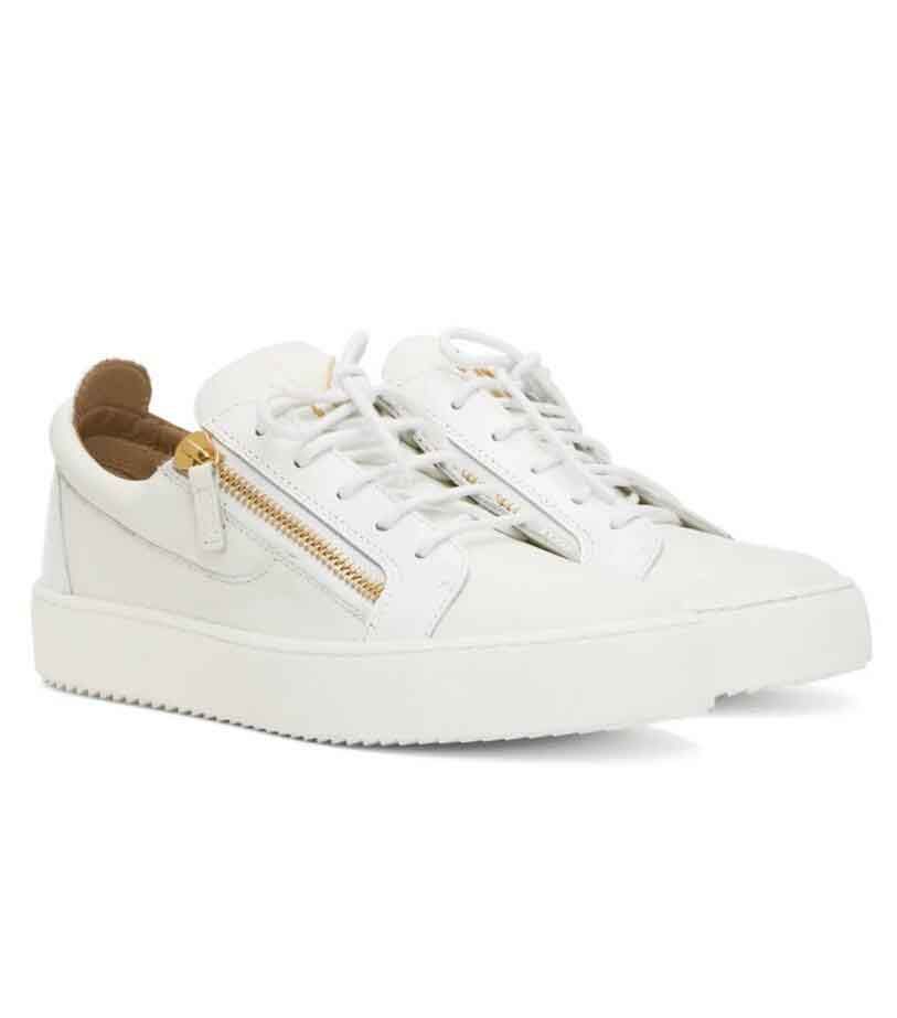 Luxury designer Low Top Kriss Sneakers Shoes Men Zip Fastening Sides Gold-tone Hardware Suede & Leather Trainers Man Casual Walking EU38-46 With Box