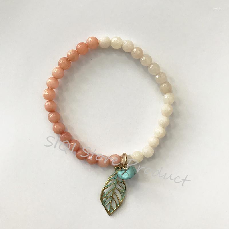 Strand Leaf Pendant Crystal Beaded Bracelet Bohemian Pink White Fascino Cristallo Fashion Brazalete Mujer Gift For Girls Women
Strand Leaf Pendant Crystal Beaded Bracelet Bohemian Pink White Fascino Cristallo Fashion Brazalete Mujer Gift For Girls Women