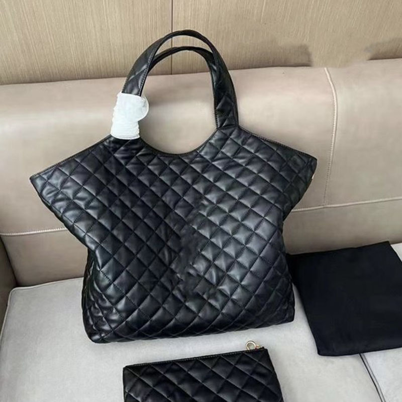 Tote Bag Icare Maxi handbags designer bags Large Capacity Totes Shopping bags Beach Real Leather Women Lattice Handbag travel soft Attaches Crossbody Shoulder, White
Tote Bag Icare Maxi handbags designer bags Large Capacity Totes Shopping bags Beach Real Leather Women Lattice Handbag travel soft Attaches Crossbody Shoulder, White