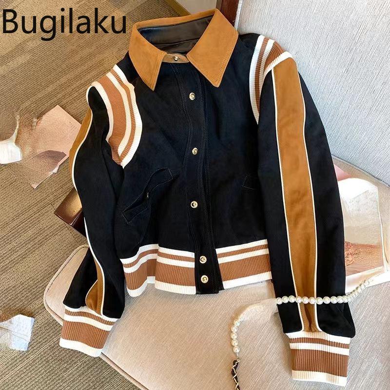 Men's Jackets Bugilaku Contrast Color Patchwork Vintage Women Turn Down Collar Single Breasted Casual High Quality Outerwear Coats, Black
Men's Jackets Bugilaku Contrast Color Patchwork Vintage Women Turn Down Collar Single Breasted Casual High Quality Outerwear Coats, Black