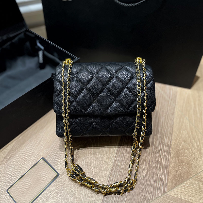 CC Bags Luxury Brand Shoulder Bags Trend Women Mini Classic Flap Shoulder Bag Caviar Matelasse Double Chain Crossbody Retro Handbag Birkin P, Black
CC Bags Luxury Brand Shoulder Bags Trend Women Mini Classic Flap Shoulder Bag Caviar Matelasse Double Chain Crossbody Retro Handbag Birkin P, Black