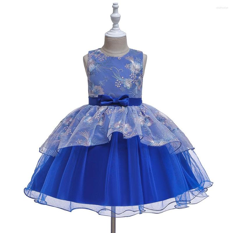 Girl Dresses 2022 Baby's Baptism Dress Children's Bow Princess 1-5 Birthday Evening Little Flower, Blue
Girl Dresses 2022 Baby's Baptism Dress Children's Bow Princess 1-5 Birthday Evening Little Flower, Blue