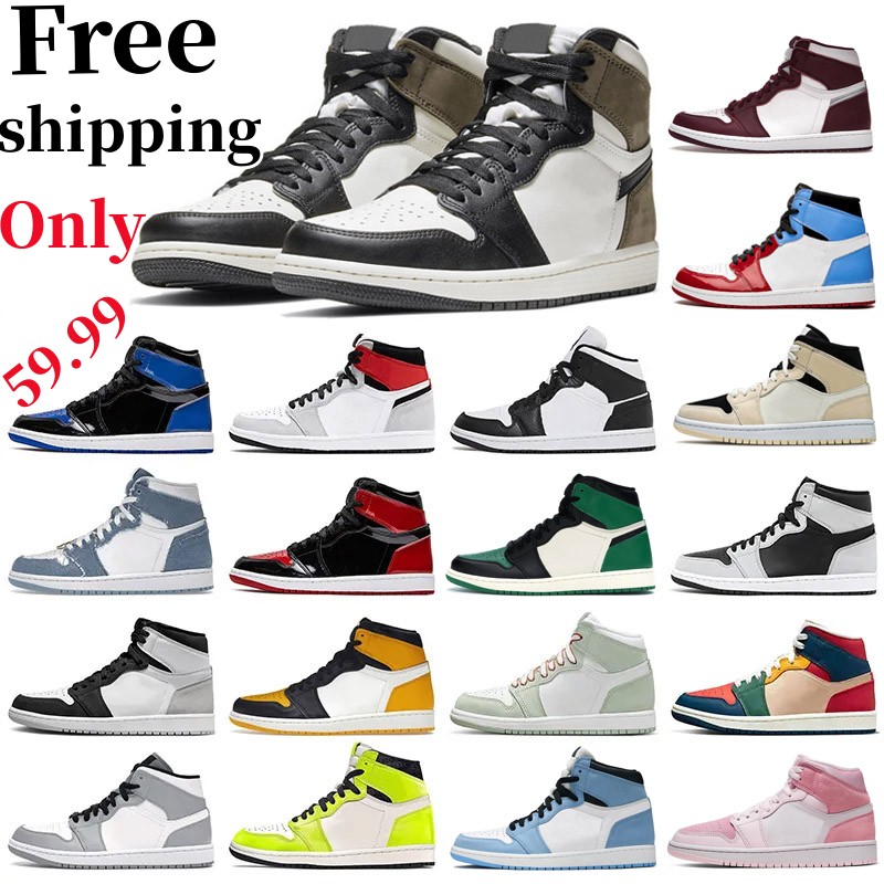 Mens 1 High Og 1S Basketball Shoes JumpmanUniversity Blue Patent Bred Heritage Brotherhood Gorge Green Dark Mocha Black White Pale Ivory Unc Retro Men Women Sneakers, Customize
Mens 1 High Og 1S Basketball Shoes JumpmanUniversity Blue Patent Bred Heritage Brotherhood Gorge Green Dark Mocha Black White Pale Ivory Unc Retro Men Women Sneakers, Customize
