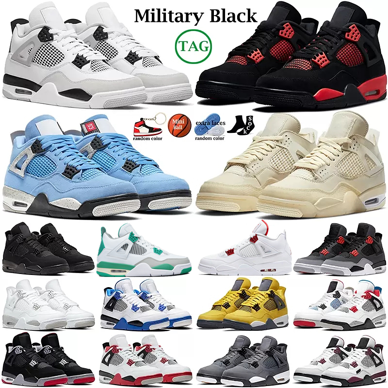 New Jumpmen 4 basketball shoes for men women 4s Military Black Cat Sail Red Thunder White Oreo Cactus Jack Blue University Infrared Cool, 32
New Jumpmen 4 basketball shoes for men women 4s Military Black Cat Sail Red Thunder White Oreo Cactus Jack Blue University Infrared Cool, 32