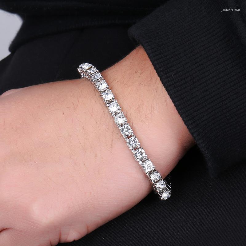 Link Bracelets Hip Hop 1Row 2pcs Selling Bling CZ Iced Out Rhinestone Cubic Zirconia Bracelet Tennis Chain For Women Men Jewelry
Link Bracelets Hip Hop 1Row 2pcs Selling Bling CZ Iced Out Rhinestone Cubic Zirconia Bracelet Tennis Chain For Women Men Jewelry