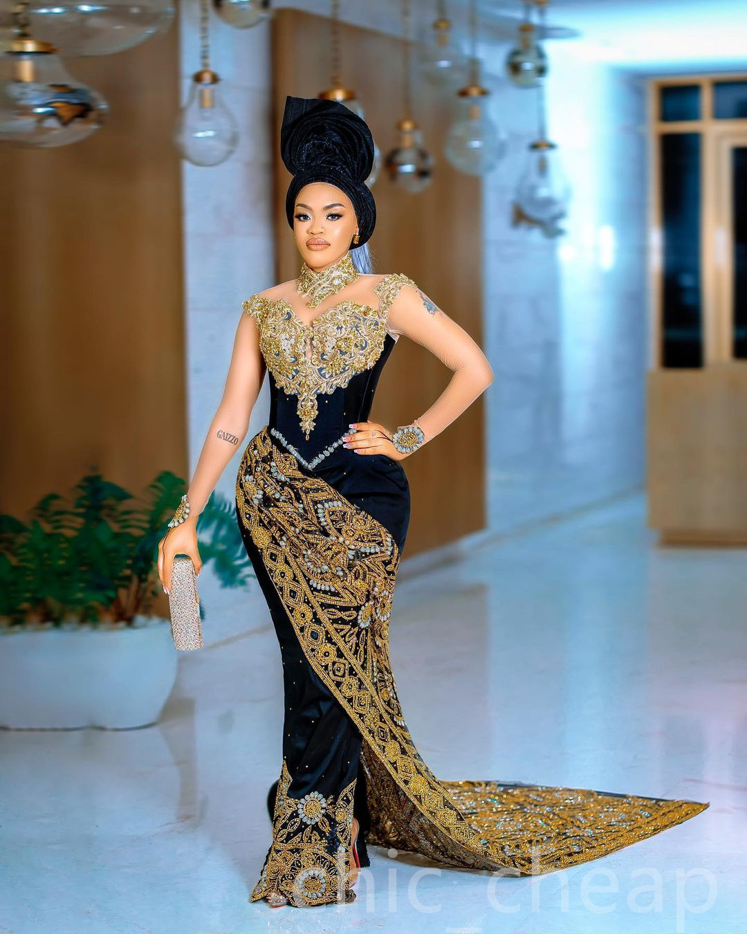 Aso Ebi Arabic Black Urious Prom Dresses Lace Beaded Crystals Evening Formal Party Second Reception Birthday Engagement Gowns Dress ZJ
