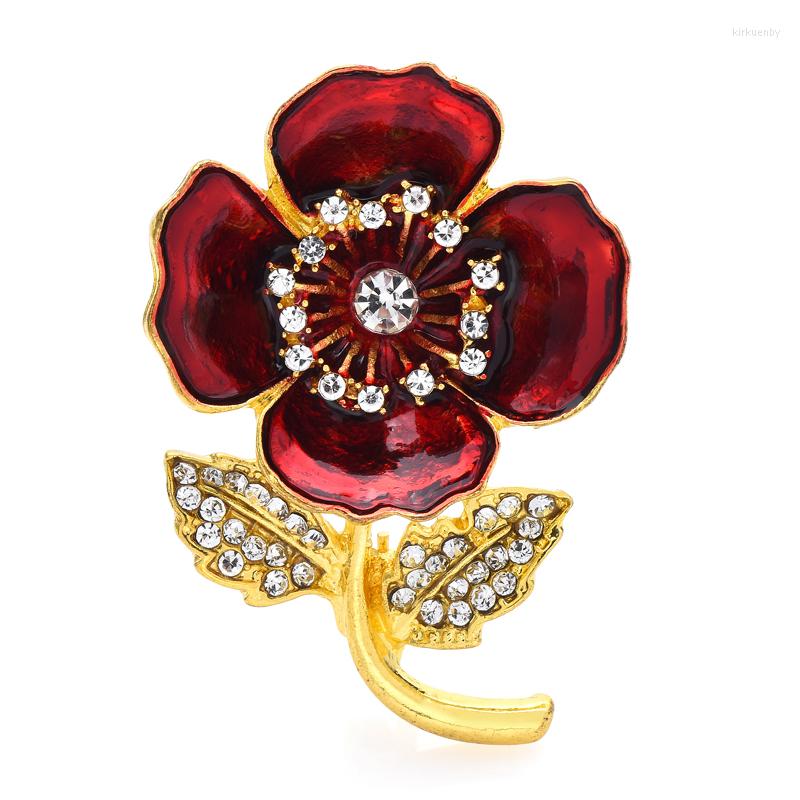 Brooches Wuli&baby Red Enamel Flower For Women Classic Rhinestone Casual Party Brooch Pin Gifts
Brooches Wuli&baby Red Enamel Flower For Women Classic Rhinestone Casual Party Brooch Pin Gifts