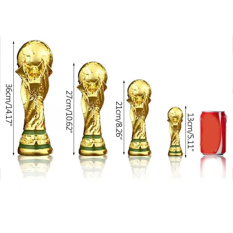Festive Party Supplies Other World Cup Golden Resin European Football Trophy Soccer Trophies Mascot Fan Gift Office Decoration