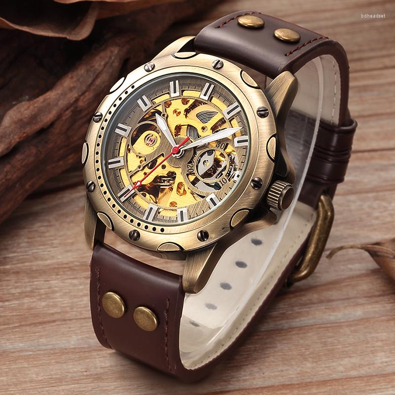 Wristwatches Men Skeleton Mechanical 2022 Shenhua Watches Fashion Vintage Men's Retro Bronze Automatic Self-Wind, Black
Wristwatches Men Skeleton Mechanical 2022 Shenhua Watches Fashion Vintage Men's Retro Bronze Automatic Self-Wind, Black
