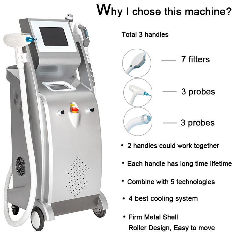 IPL Skin Rejuvenation OPT hair removal machine Elight vascular therapy pigment treatment pigmentation rf Face Lift beauty equipment