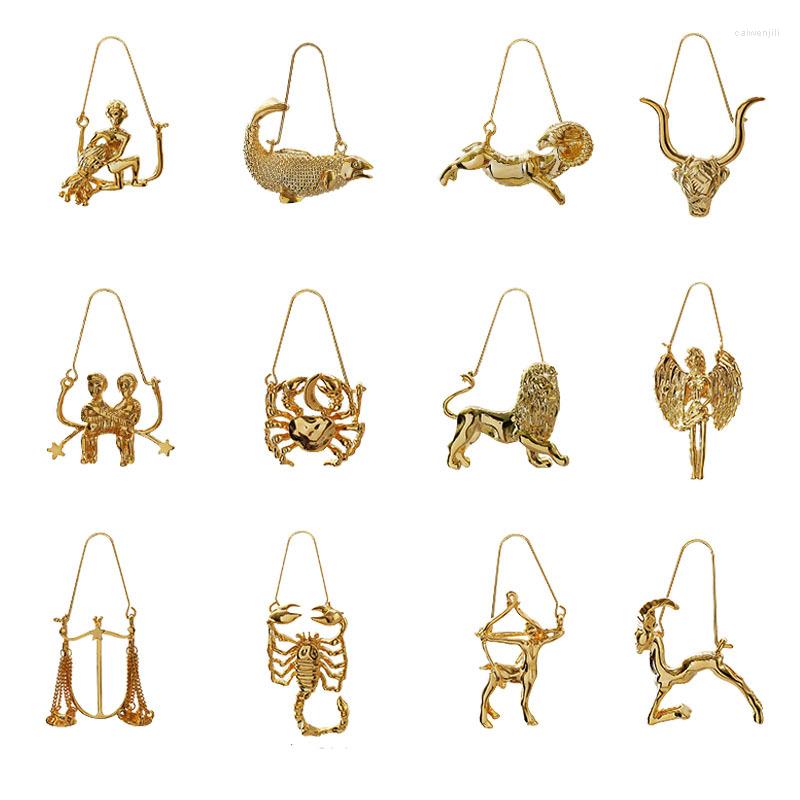 Dangle Earrings Wholesale 6 Pair / Lot Star Zodiac Sign Constellation