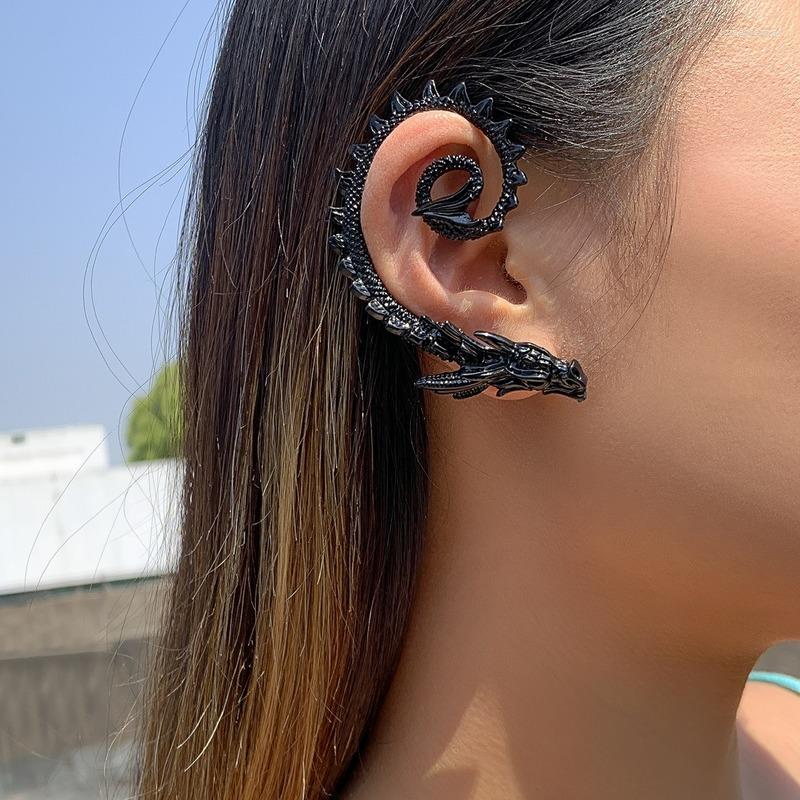 Backs Earrings Fashion Simple Single Dragon Ear Hanging For Women Holiday Gift Hip Hop Retro Clip On Goth Jewelry Accessories
Backs Earrings Fashion Simple Single Dragon Ear Hanging For Women Holiday Gift Hip Hop Retro Clip On Goth Jewelry Accessories