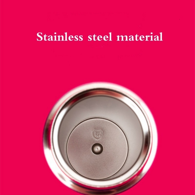 Thermoses 500ML Stainless Steel Bouncing Cover Vacuum Flask Thermos Cup Coffee Tea Milk Thermo Bottle 221203