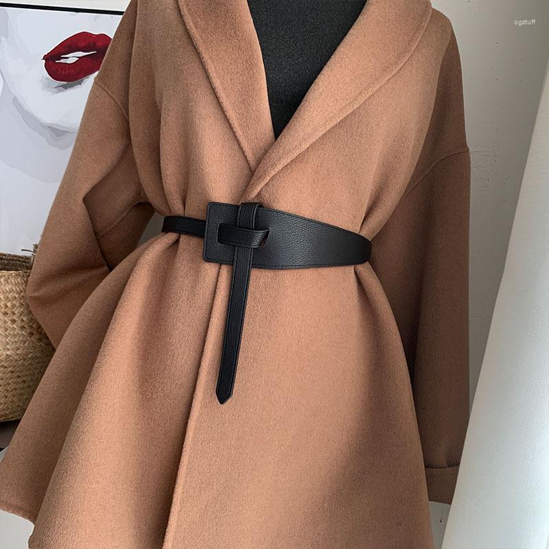 Belts Pu Leather Trend Matching Decorative Coat Belt Women Simple Versatile Knot Waist Slim Retro Seal Black Coffee
Belts Pu Leather Trend Matching Decorative Coat Belt Women Simple Versatile Knot Waist Slim Retro Seal Black Coffee