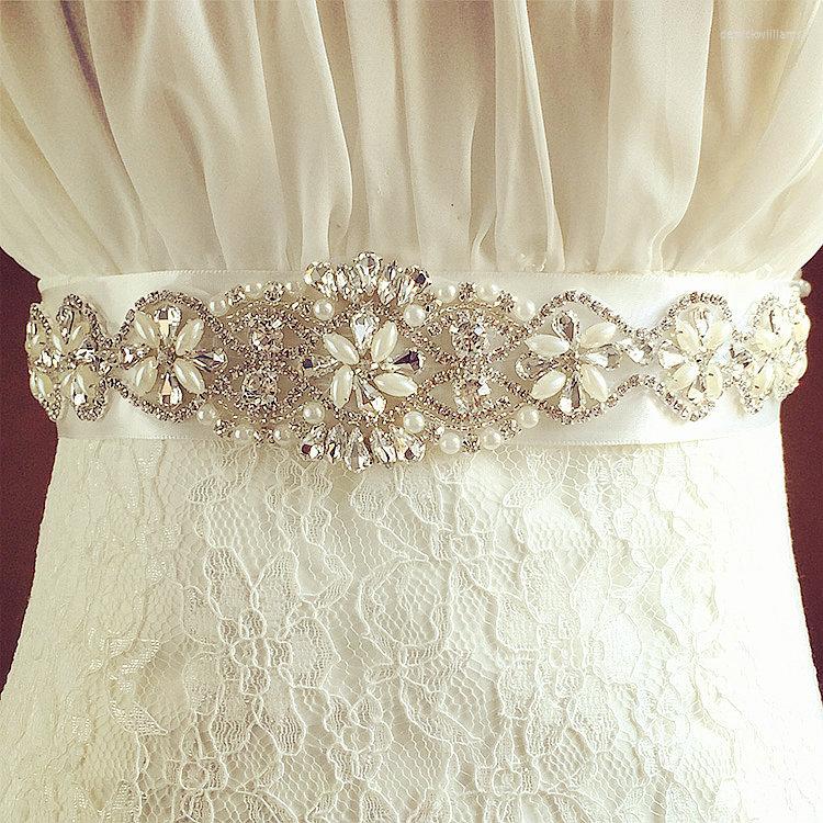 Belts Fashion Pearl Beaded Wedding Waistband Handmade Rhinestone Crystal Long Bridal Sash Belt Evening Dress, White
Belts Fashion Pearl Beaded Wedding Waistband Handmade Rhinestone Crystal Long Bridal Sash Belt Evening Dress, White