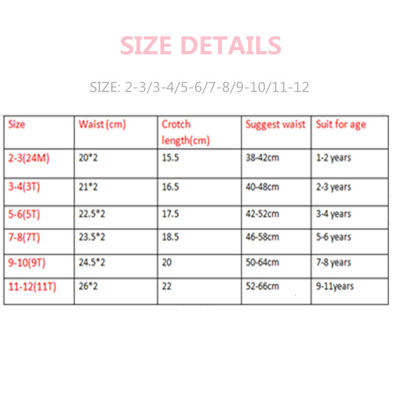 Panties 12Pc Lot Fashion Baby Girls Underwear Cotton Kids Short Briefs Children Underpants 1 12years 221205