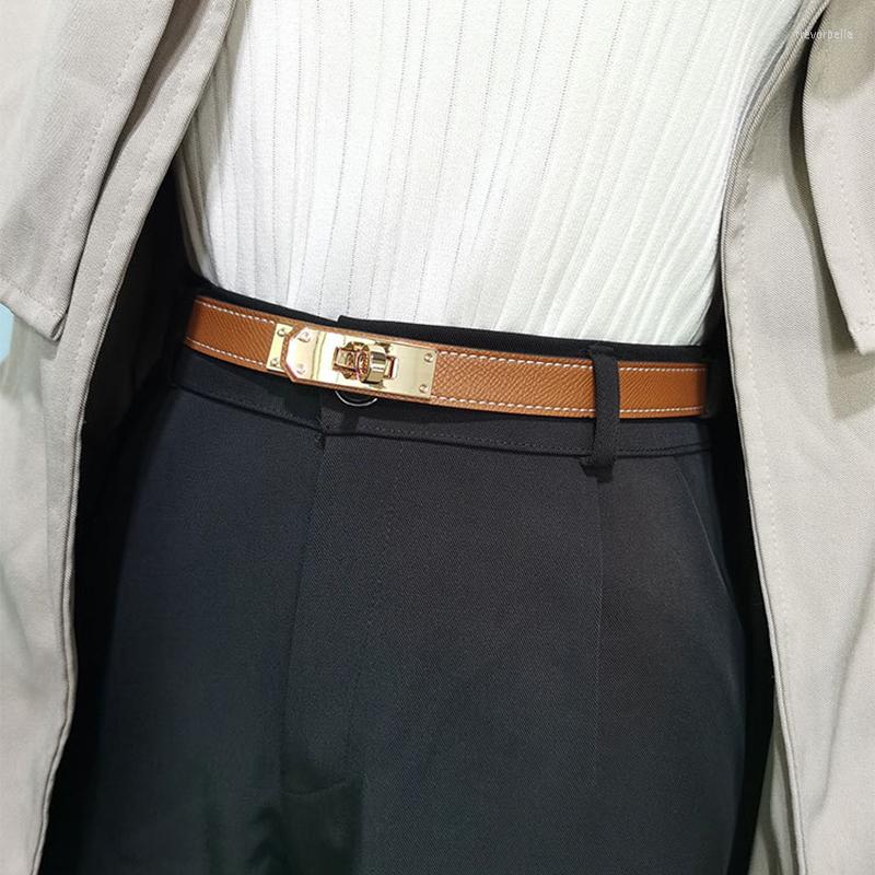 Belts -selling All-match Retro Waist Accessories Women's Two-layer Cowhide 1.8cm Width Fashionable Dress, White
Belts -selling All-match Retro Waist Accessories Women's Two-layer Cowhide 1.8cm Width Fashionable Dress, White