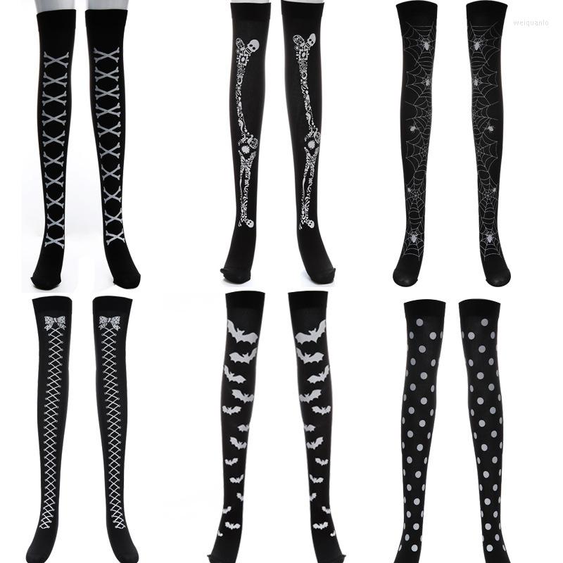 Women Socks 1 Pair Halloween Skeleton Long Knee High Costume Masquerade Carnival Cosplay Soft Thigh Sexy Stockings
Women Socks 1 Pair Halloween Skeleton Long Knee High Costume Masquerade Carnival Cosplay Soft Thigh Sexy Stockings