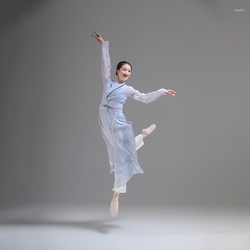 Ethnic Clothing Modern Dance Performance Clothes Female Classical Body Rhyme Gauze Elegant Adult Practice And Grade Examination
Ethnic Clothing Modern Dance Performance Clothes Female Classical Body Rhyme Gauze Elegant Adult Practice And Grade Examination