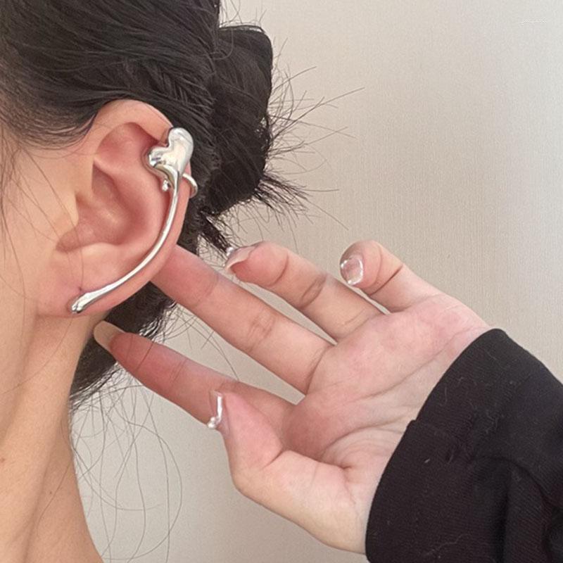 Backs Earrings Single Punk Ear Auricle Heart Cuff Clip On For Women Goth Silver Color One Line Clamber Earcuff Jewelry
Backs Earrings Single Punk Ear Auricle Heart Cuff Clip On For Women Goth Silver Color One Line Clamber Earcuff Jewelry