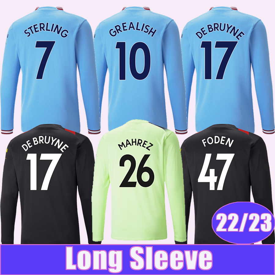 2022 2023 STERLING GREALISH MAHREZ Mens Soccer Jerseys Long Sleeve RUBEN RODRIGO DE BRUYNE BERNARDO FODEN G. JESUS ZINCHENKO Home Away 3rd Football Shirt, Cx8689 22 23 home premie. leagu. patch
2022 2023 STERLING GREALISH MAHREZ Mens Soccer Jerseys Long Sleeve RUBEN RODRIGO DE BRUYNE BERNARDO FODEN G. JESUS ZINCHENKO Home Away 3rd Football Shirt, Cx8689 22 23 home premie. leagu. patch