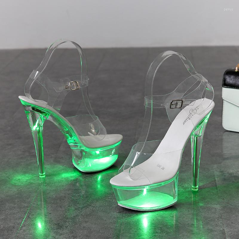 Dress Shoes 2022 Light Up Glowing Woman Luminous Clear Sandals Women Platform High Heel Transparent Stripper Wedding, Blue
Dress Shoes 2022 Light Up Glowing Woman Luminous Clear Sandals Women Platform High Heel Transparent Stripper Wedding, Blue