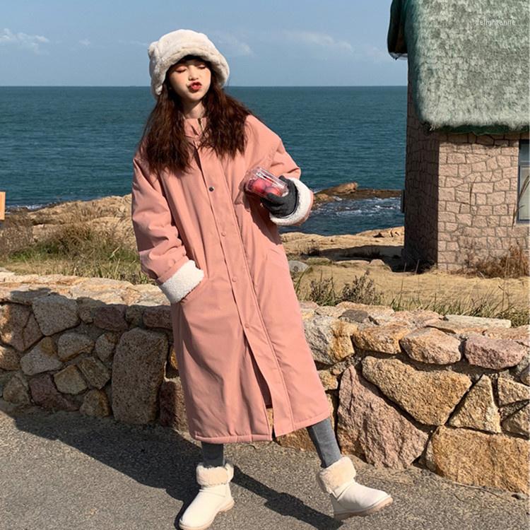 Women's Down 2022 Autumn And Winter Fashion Loose Long Work Clothes Hooded Thick Lamb Wool Cotton Cold Proof, Black
Women's Down 2022 Autumn And Winter Fashion Loose Long Work Clothes Hooded Thick Lamb Wool Cotton Cold Proof, Black