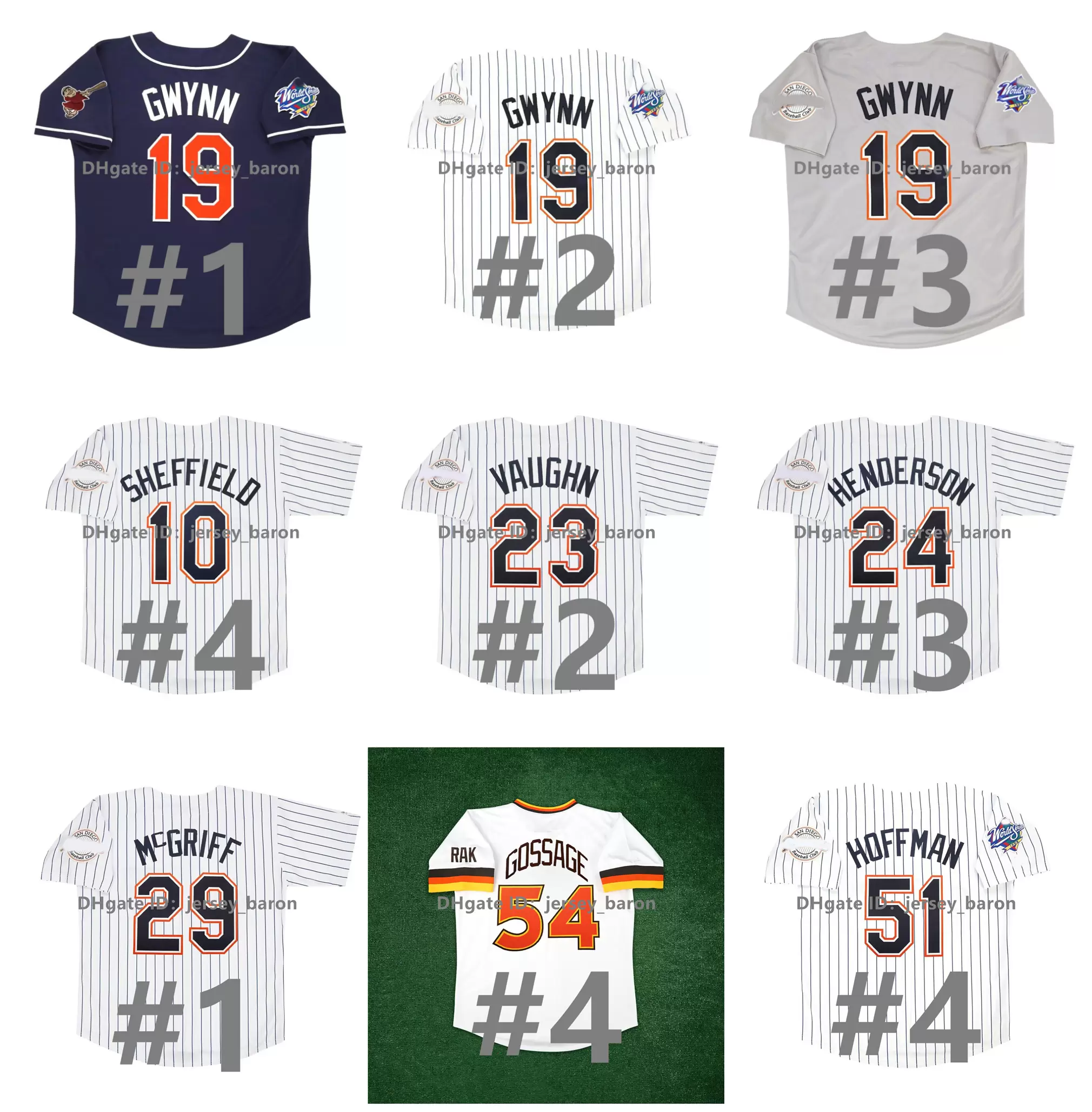 Vintage 1998 World Series Tony Gwynn Baseball Jersey Ken Caminiti Trevor Hoffman Gary Sheffield Wally Joyner Greg Vaughn Rickey Henderson Fr, As pic
Vintage 1998 World Series Tony Gwynn Baseball Jersey Ken Caminiti Trevor Hoffman Gary Sheffield Wally Joyner Greg Vaughn Rickey Henderson Fr, As pic