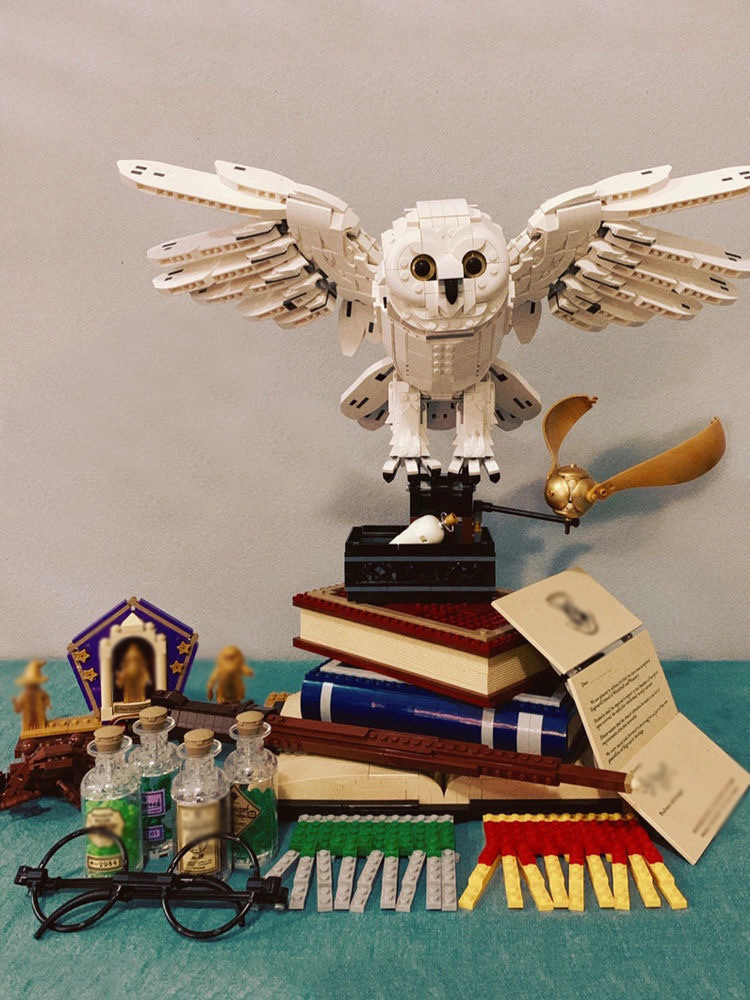 Lepins Blocks Hyde Owl Wei Building Blocks Harry Potter Assembling Brick Sets Home Furnishing Christmas Gifts