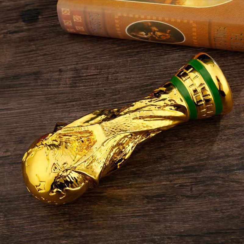 Festive Party Supplies Other World Cup Golden Resin European Football Trophy Soccer Trophies Mascot Fan Gift Office Decoration