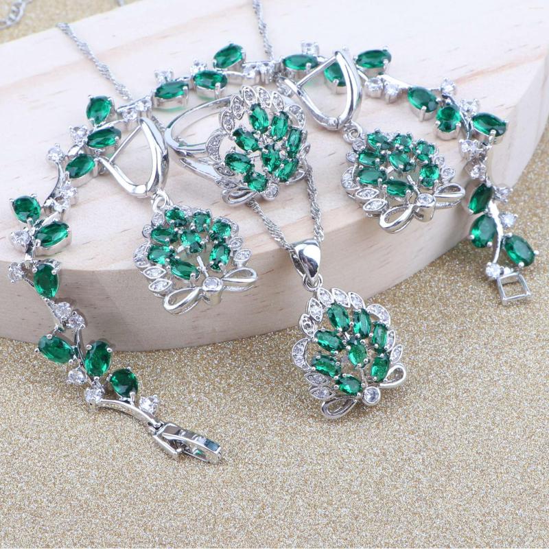 Necklace Earrings Set Silver 925 Wedding Bridal Costume Jewellery Cubic Zirconia Pendants Bracelet Rings For Women, Picture shown
Necklace Earrings Set Silver 925 Wedding Bridal Costume Jewellery Cubic Zirconia Pendants Bracelet Rings For Women, Picture shown