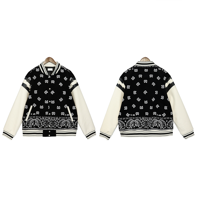2023 designer Rhudes Black-and-white blue coat jacket fashion clothes trend autumn and winter new street style button stitching color men
2023 designer Rhudes Black-and-white blue coat jacket fashion clothes trend autumn and winter new street style button stitching color men