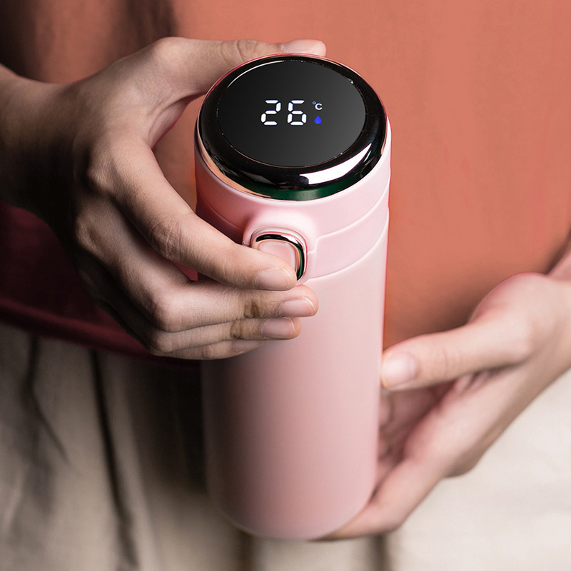 Thermoses Stainless Steel Smart Thermos Temperature Display Vacuum Flasks Coffee Mug Tea Milk Thermo Bottle Water 221205