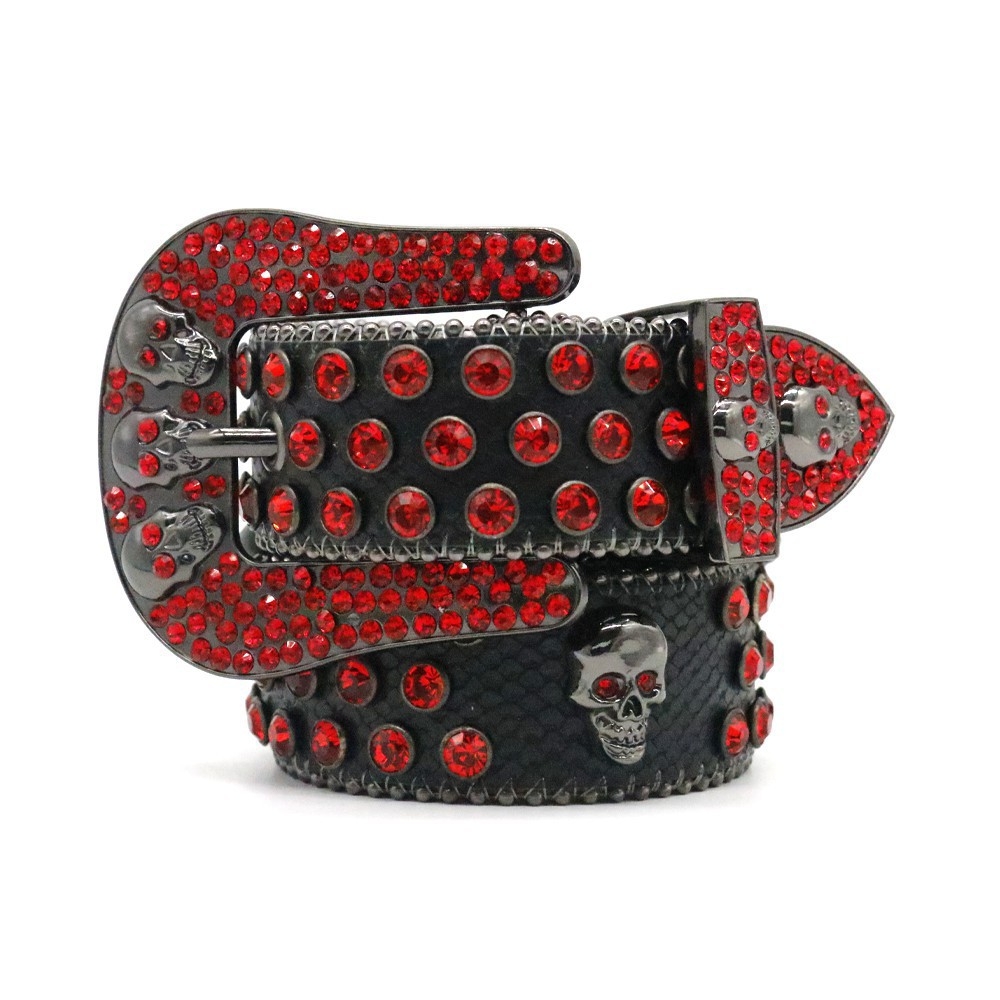 Designer belt womens mens bb belts fashion online diamond jewelry street jeans belt skull rhinestone high grade glass crocodile grain rivet alloy needle buckle, As pics
Designer belt womens mens bb belts fashion online diamond jewelry street jeans belt skull rhinestone high grade glass crocodile grain rivet alloy needle buckle, As pics