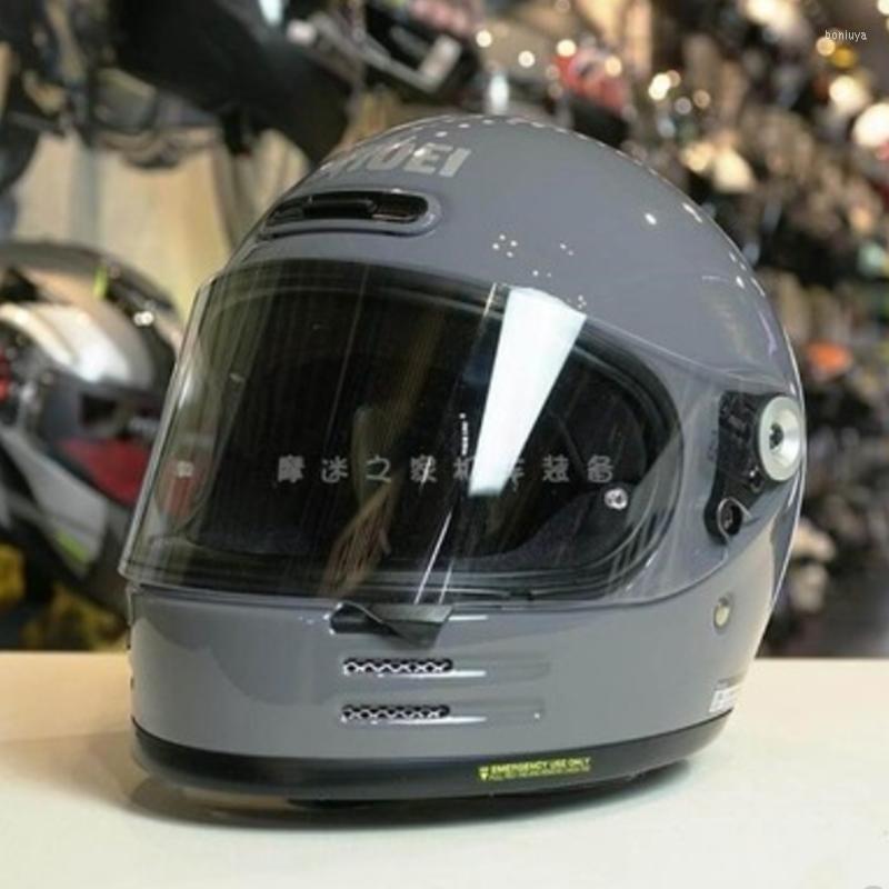 Motorcycle Helmets SHOEI GLAMSTER Classic Retro Full Face Helmet Cruise Leisure And Road Racing Protective Grey
Motorcycle Helmets SHOEI GLAMSTER Classic Retro Full Face Helmet Cruise Leisure And Road Racing Protective Grey