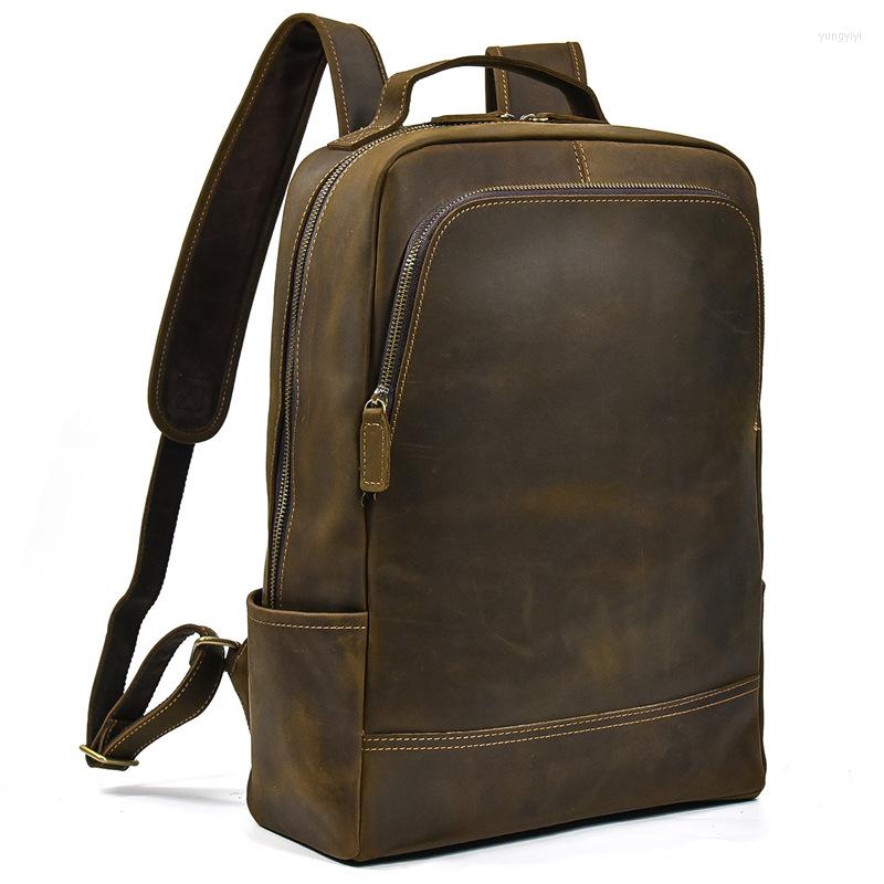 Backpack 2023 Brand Vintage Cow Genuine Leather Men Backpacks Real Natural Student Boy Luxury Computer Laptop Bags, Auburn
Backpack 2023 Brand Vintage Cow Genuine Leather Men Backpacks Real Natural Student Boy Luxury Computer Laptop Bags, Auburn