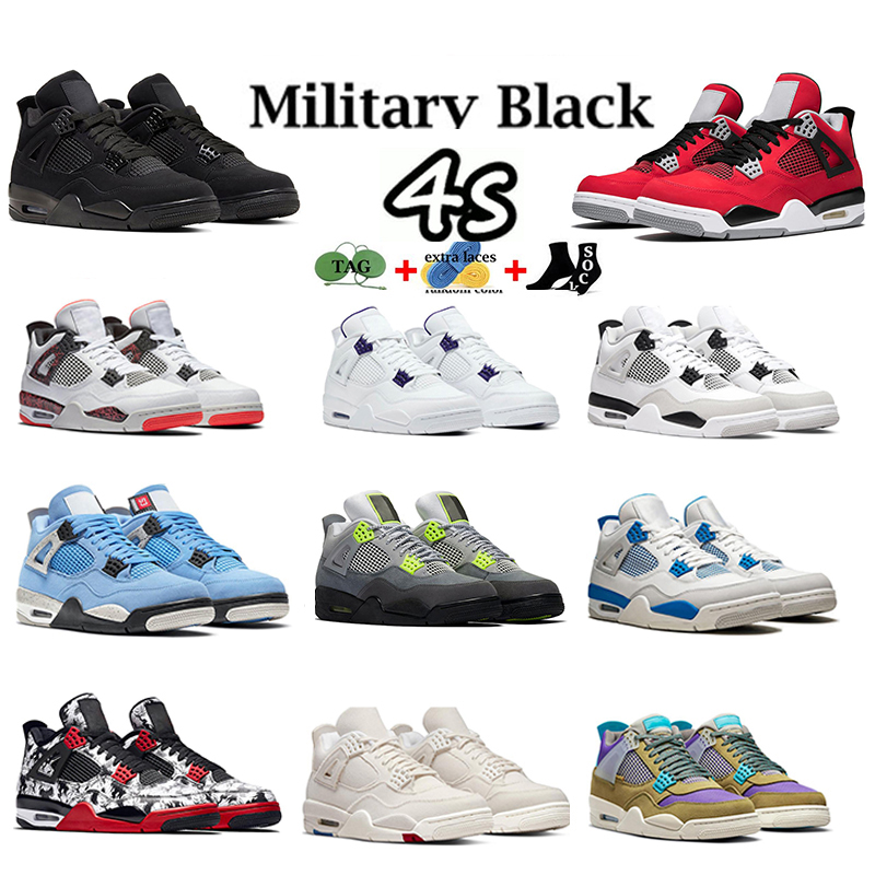 Basketball Shoes 4s Jumpman Men Women 4 Black Cat White Oreo University Blue Cactus Jack Motorsports Sport Trainer sneakers, Box
Basketball Shoes 4s Jumpman Men Women 4 Black Cat White Oreo University Blue Cactus Jack Motorsports Sport Trainer sneakers, Box