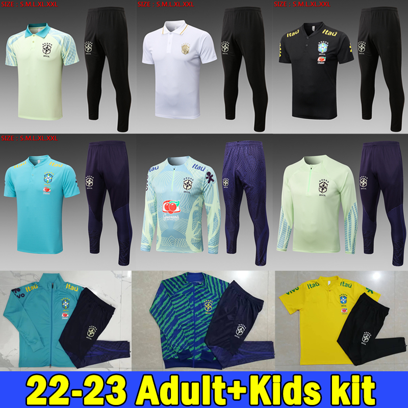 22 23 Brazils national football team Soccer Sets 2022 World Cup BRASIL Football Tracksuits RICHARLISON CASEMIRO FRED Raphinha L.PAQUETA training men kids kit shirts, A620#
22 23 Brazils national football team Soccer Sets 2022 World Cup BRASIL Football Tracksuits RICHARLISON CASEMIRO FRED Raphinha L.PAQUETA training men kids kit shirts, A620#