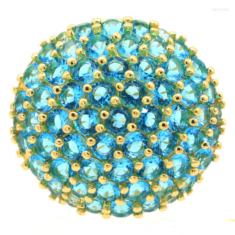 Cluster Rings 24x22mm Lovely Cute 7.4g Round Created Blue Aquamarine Citrine Daily Wear 14k Gold Silver Wholesale Drop
Cluster Rings 24x22mm Lovely Cute 7.4g Round Created Blue Aquamarine Citrine Daily Wear 14k Gold Silver Wholesale Drop