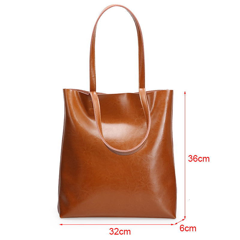 Evening Bags Cow Leather Ladies Genuine Handbags Big Women Large Vintage Female Office Hand Shoulder For Tote 221203