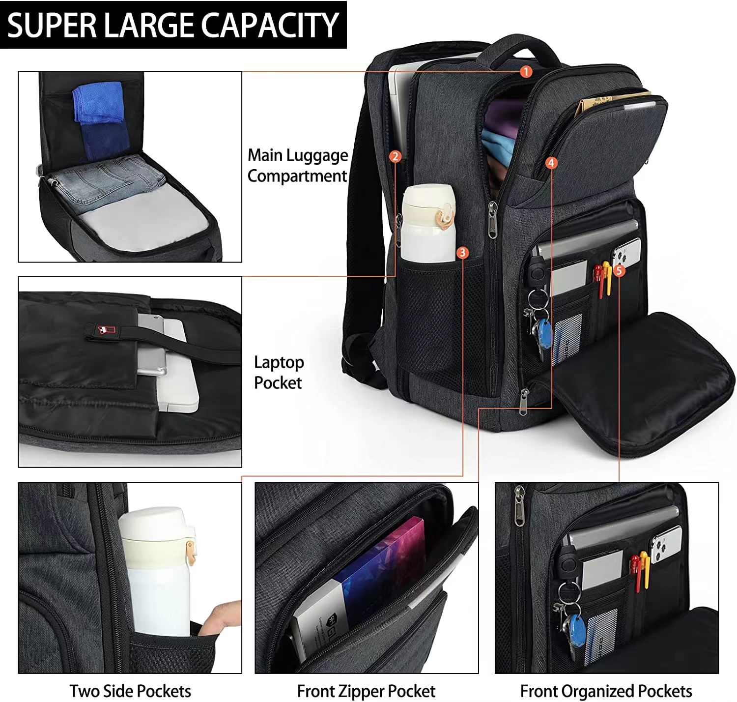 Laptop bag 16 "14 for men and women Apple Lenovo Huawei backpack backpack Saver y9000p, Fuchsia
Laptop bag 16 "14 for men and women Apple Lenovo Huawei backpack backpack Saver y9000p, Fuchsia