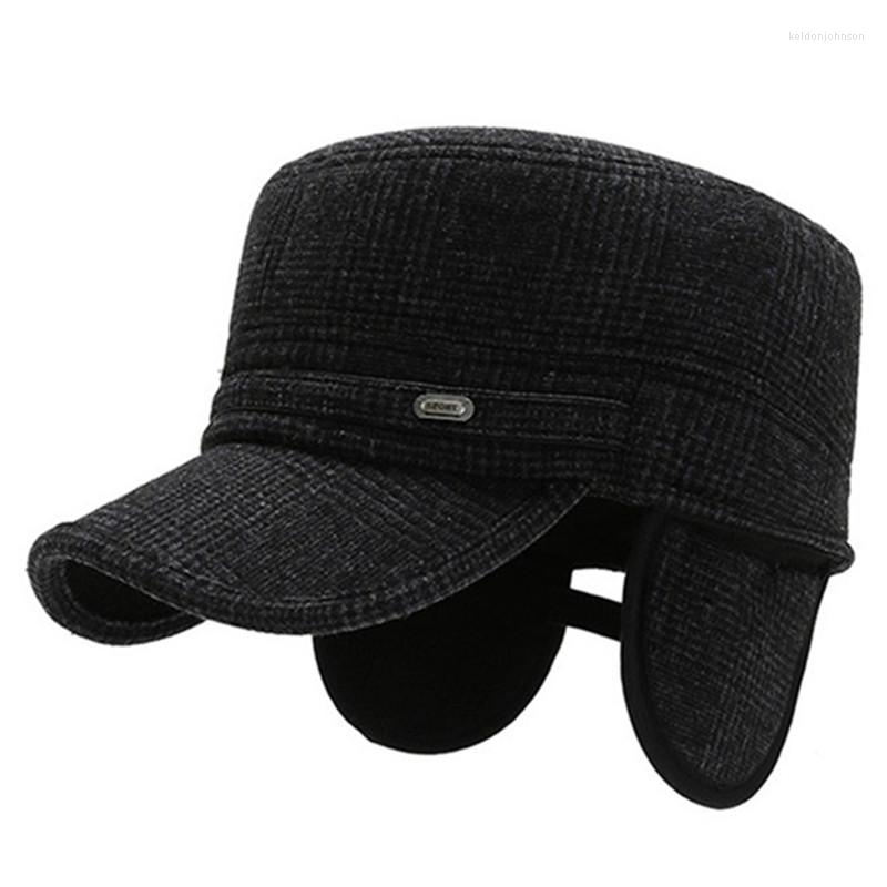 Berets Adjustable Size Men's Warm Navy Military Hat Snapback Cap Winter Middle-aged Dad's Earmuffs Male Bone Casual Sports, Color-2
Berets Adjustable Size Men's Warm Navy Military Hat Snapback Cap Winter Middle-aged Dad's Earmuffs Male Bone Casual Sports, Color-2