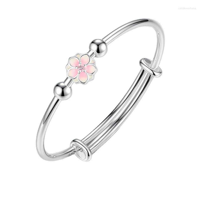 Link Bracelets Fashion Cherry Blossoms Round Bead Charm Bracelet &Bangle For Women Elegant Jewelry Sl303
Link Bracelets Fashion Cherry Blossoms Round Bead Charm Bracelet &Bangle For Women Elegant Jewelry Sl303