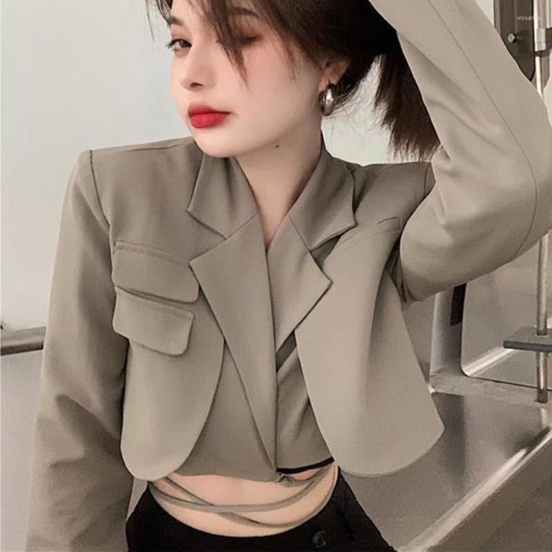 Two Piece Dress 2 Pcs/Set Women Blazer Skirt Suit Solid Color Lapel Coat Set Lace Up Waist-exposed Autumn, Black
Two Piece Dress 2 Pcs/Set Women Blazer Skirt Suit Solid Color Lapel Coat Set Lace Up Waist-exposed Autumn, Black