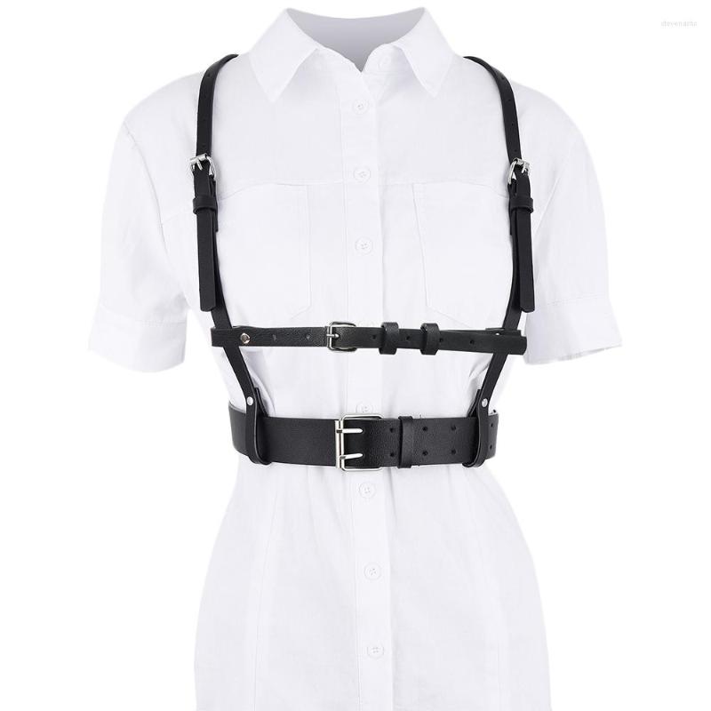 Belts Harness Belt Women Sexy Punk Gothic Bra Leather Exotic Body Bondage Chest Straps Top Lingerie Suspenders, Black
Belts Harness Belt Women Sexy Punk Gothic Bra Leather Exotic Body Bondage Chest Straps Top Lingerie Suspenders, Black